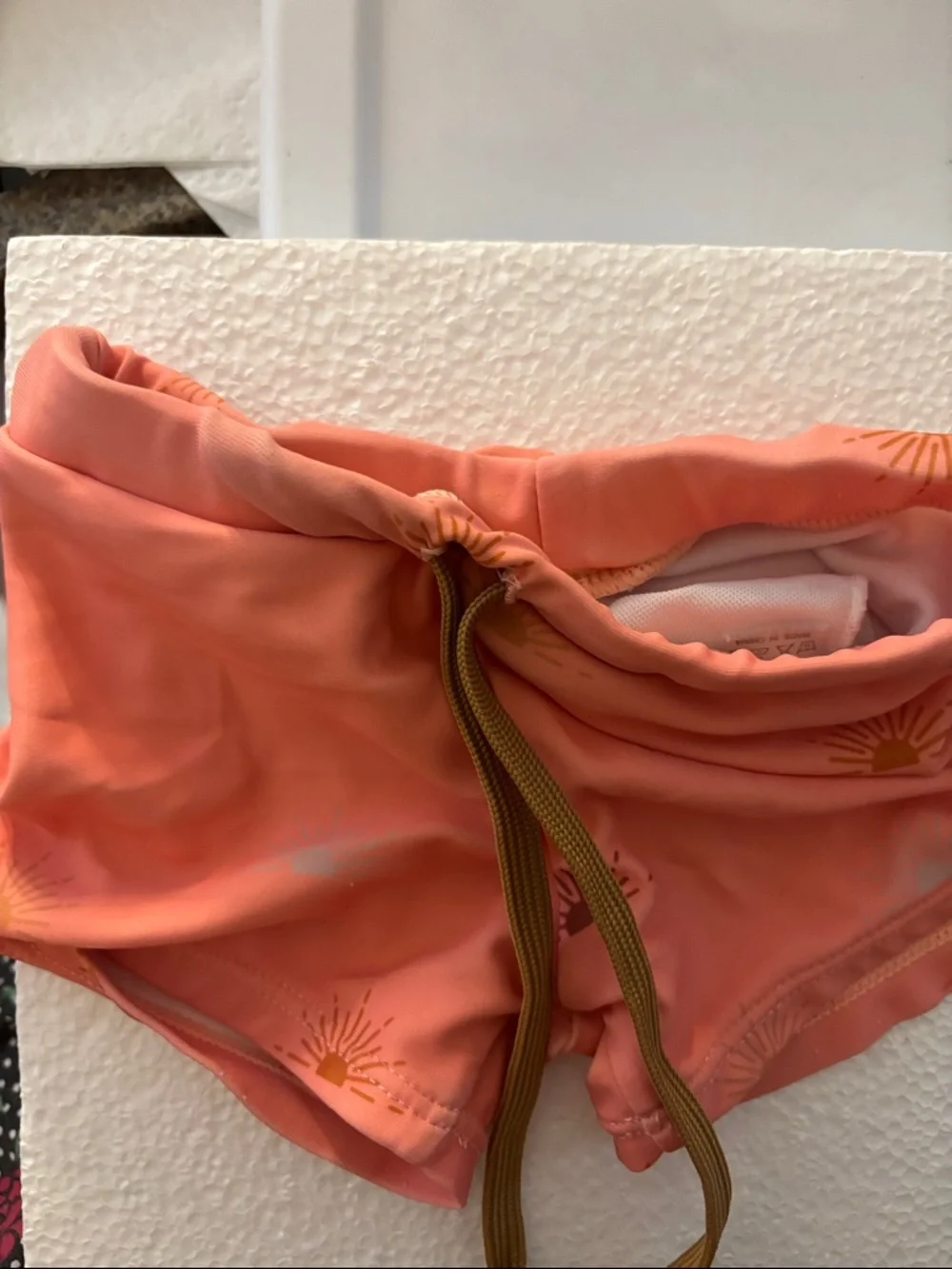 Infant Drawstring Swim  Shorts 3-6 months